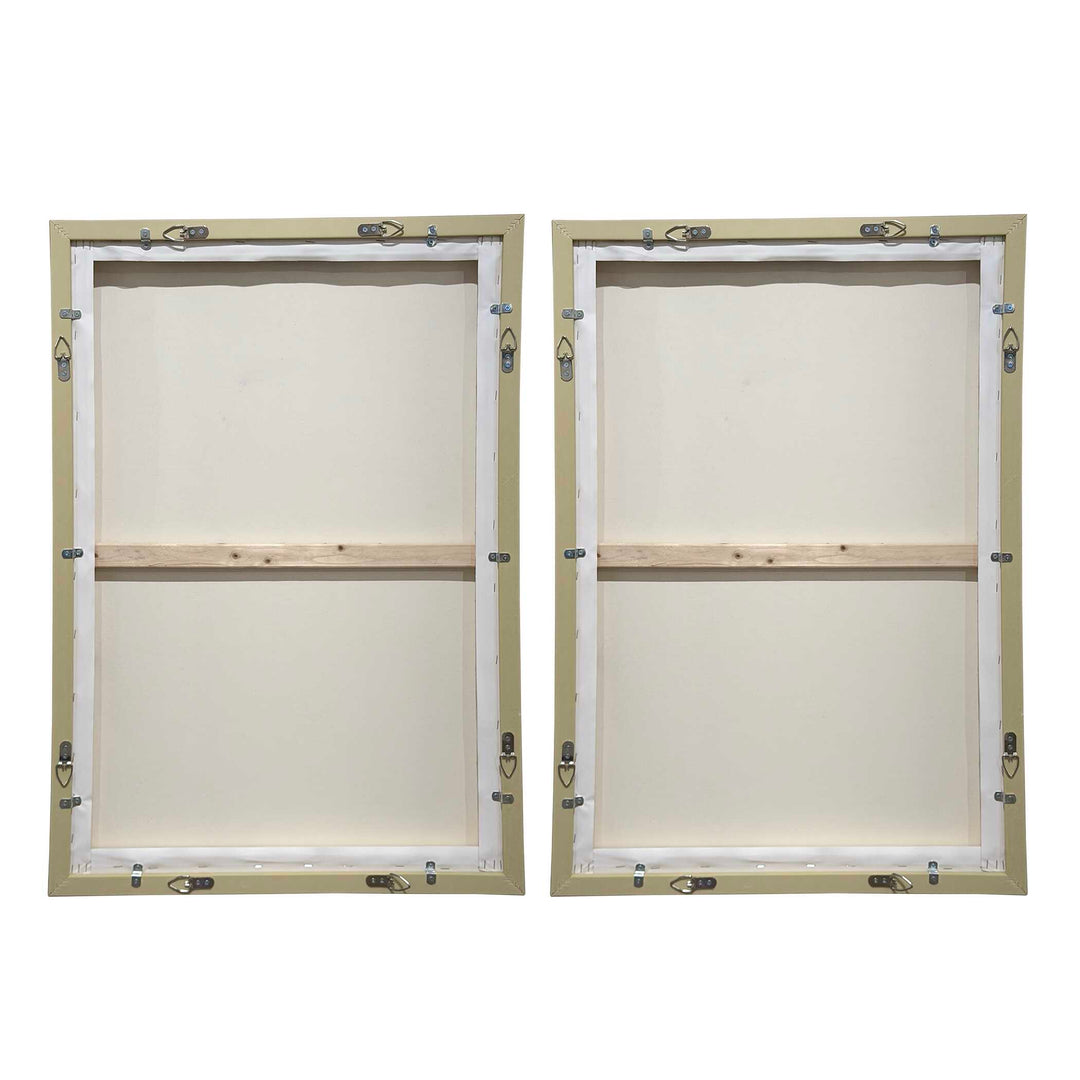 Abstract Afternoon Framed Canvases Set of 2