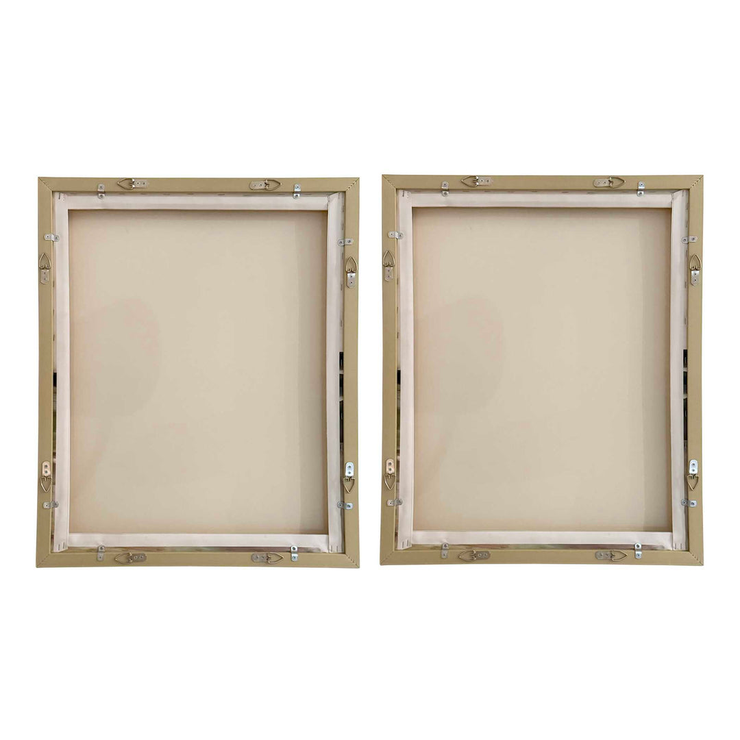 Just Peaking Framed Abstract Prints Set of 2