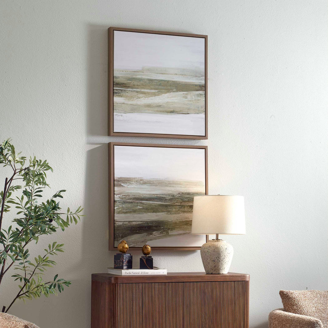 All of A Sudden Framed Canvases Set of 2