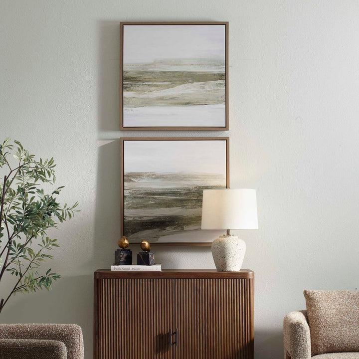 All of A Sudden Framed Canvases Set of 2