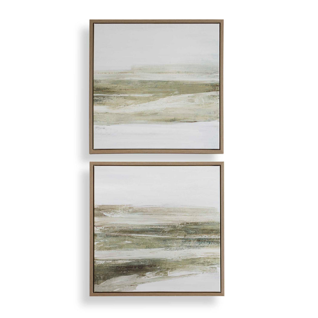 All of A Sudden Framed Canvases Set of 2