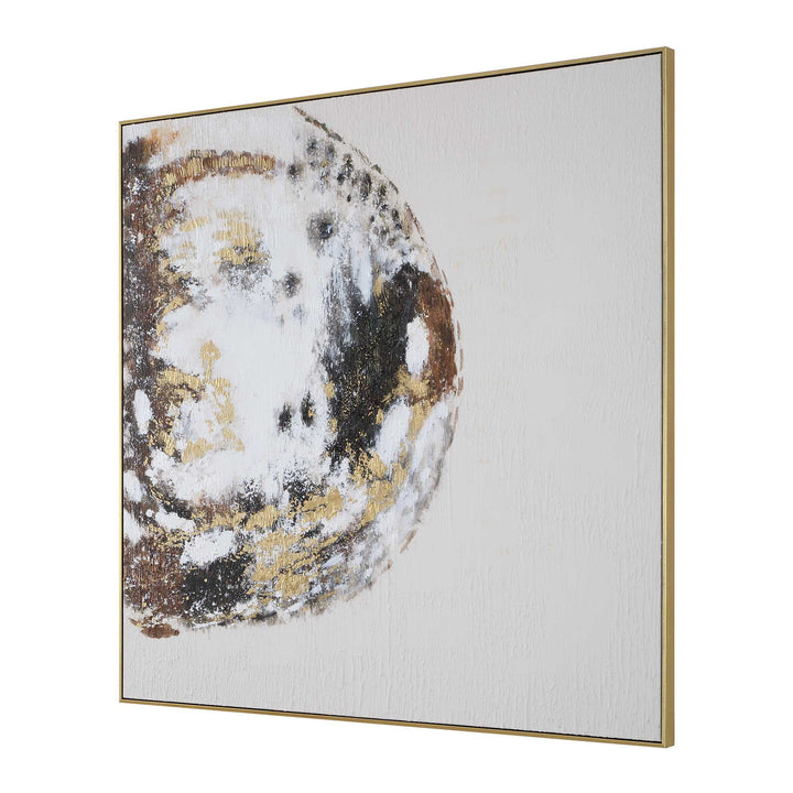 Moon Landing Hand Painted Abstract Art