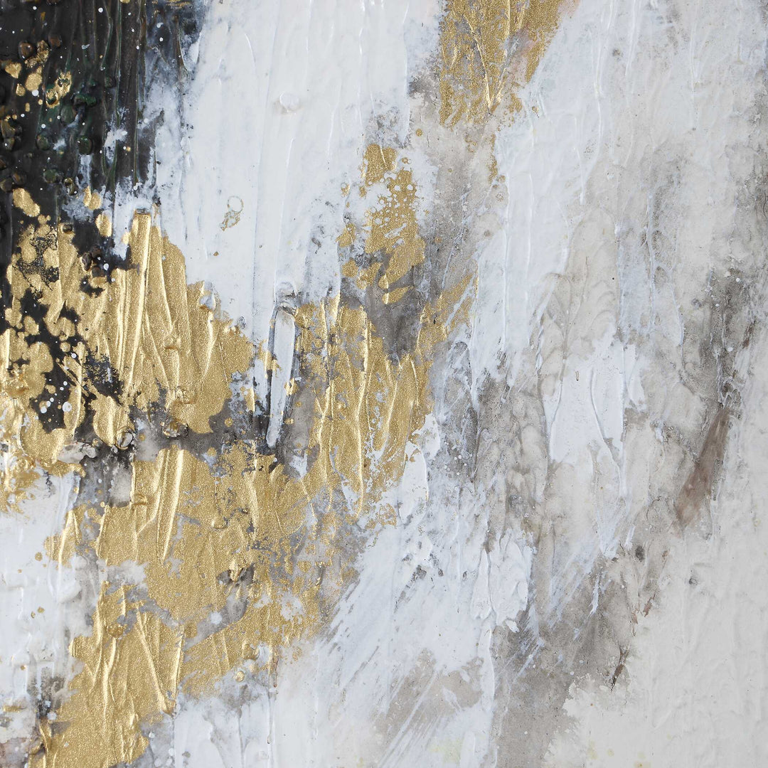 Moon Landing Hand Painted Abstract Art