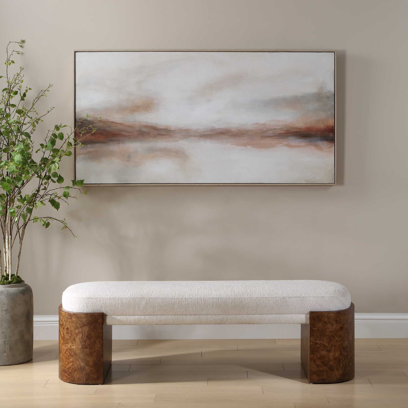 Haze In The Horizon Landscape Painting 