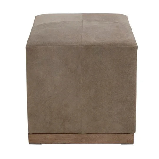 Alder and Tweed Felix 19" Cube Ottoman OTTOMANS, POUFS, + STOOLS
