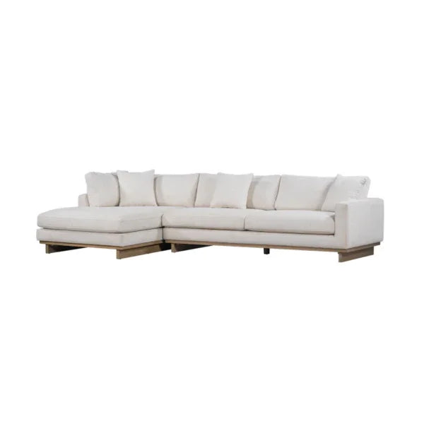 Paxton Upholstered 131" Sectional with Chaise - AmericanHomeFurniture