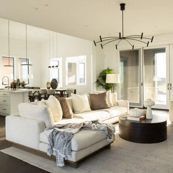 Alder and Tweed Paxton Upholstered 131" Sectional with Chaise SOFAS + SECTIONALS