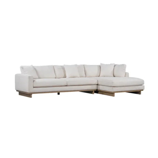Alder and Tweed Paxton Polyester Upholstered 131" Sectional Chaise SOFAS + SECTIONALS