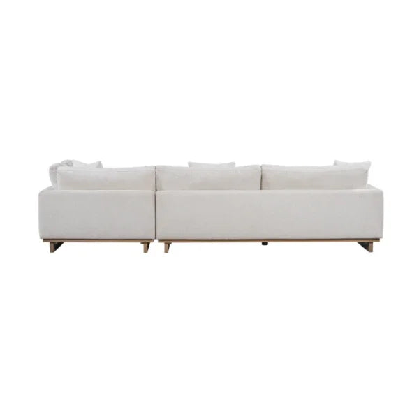 Paxton Polyester Upholstered 131" Sectional Chaise - AmericanHomeFurniture