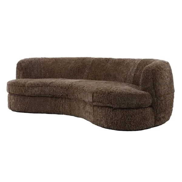 Sennon 98" Curved Sofa - AmericanHomeFurniture