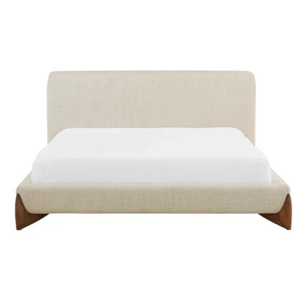 Crosby Polyester Upholstered Bed - AmericanHomeFurniture