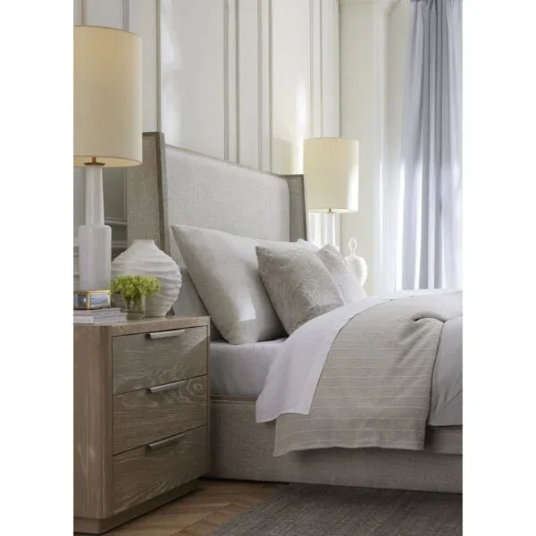 Warner Upholstered Bed - AmericanHomeFurniture