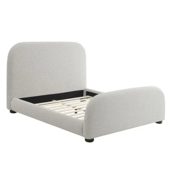 Cora Polyester Upholstered Bed - AmericanHomeFurniture