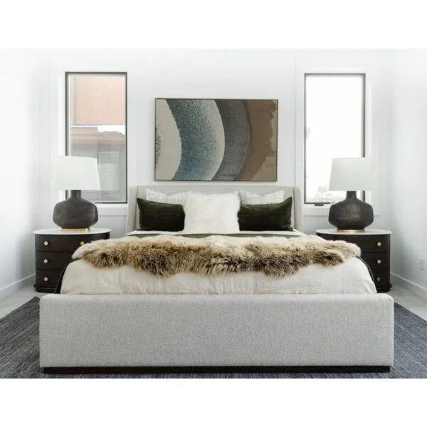 Greer Polyester Blend Bed - AmericanHomeFurniture