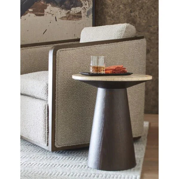 Brynn Round 18" Accent Table - AmericanHomeFurniture