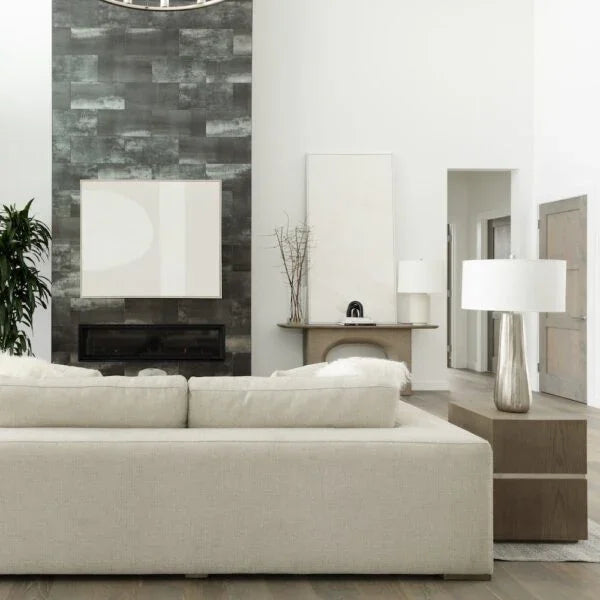 Alder and Tweed Sander 17.5" Square End Table ACCENT TABLES