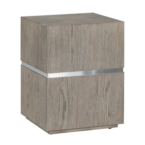 Sander 17.5" Square End Table - AmericanHomeFurniture