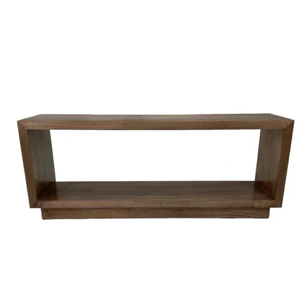 Chicago 84" Light Ash Finish Console Table - AmericanHomeFurniture