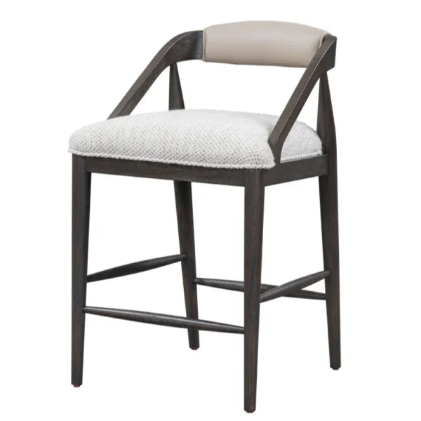 Alder and Tweed Hollister Upholstered Bar Stool BAR STOOLS + COUNTER STOOLS