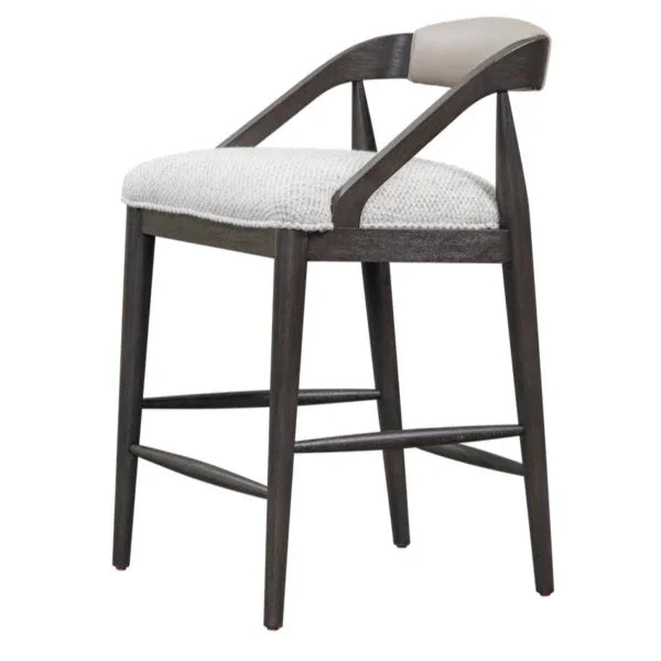Alder and Tweed Hollister Upholstered Bar Stool BAR STOOLS + COUNTER STOOLS