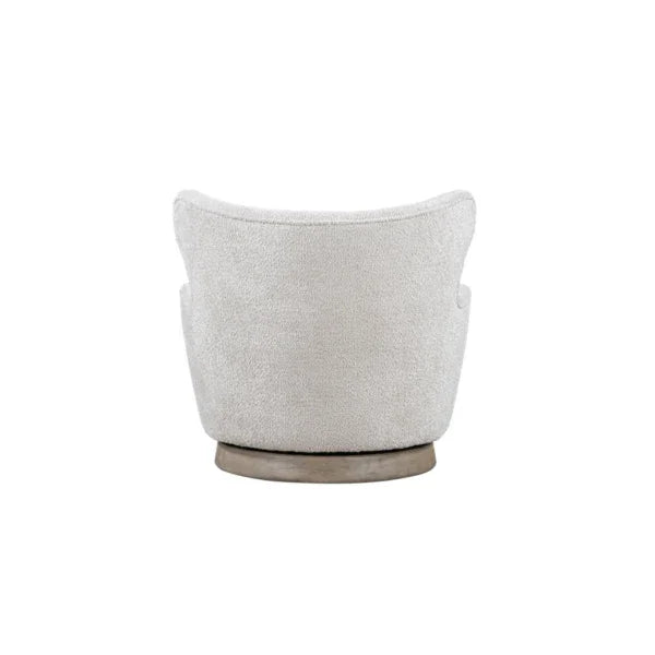 Luna Upholstered Accent Swivel Chair - AmericanHomeFurniture