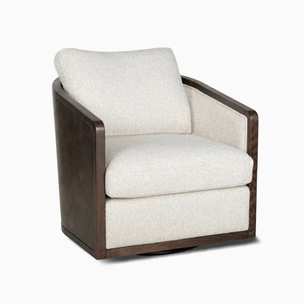 Havana Upholstered Accent Swivel Chair - AmericanHomeFurniture