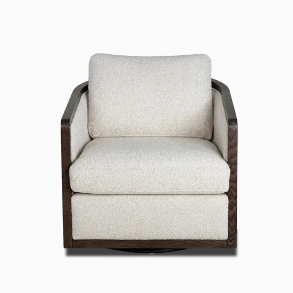 Havana Upholstered Accent Swivel Chair - AmericanHomeFurniture