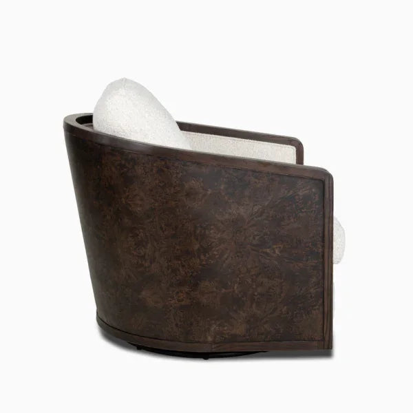 Havana Upholstered Accent Swivel Chair - AmericanHomeFurniture