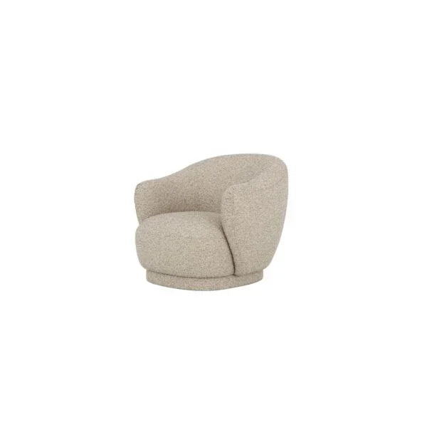 Claire Upholstered Accent Swivel Chair - AmericanHomeFurniture