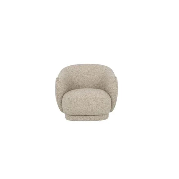Claire Upholstered Accent Swivel Chair - AmericanHomeFurniture