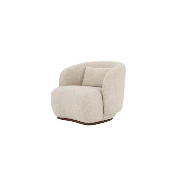 Chloe Upholstered Accent Swivel Chair - AmericanHomeFurniture