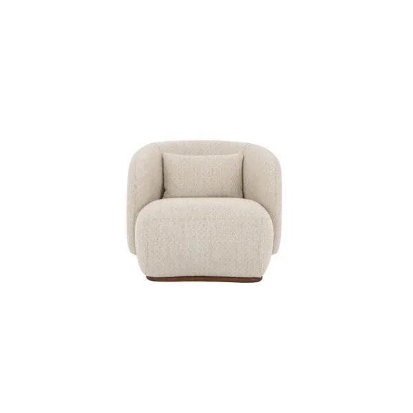 Chloe Upholstered Accent Swivel Chair - AmericanHomeFurniture