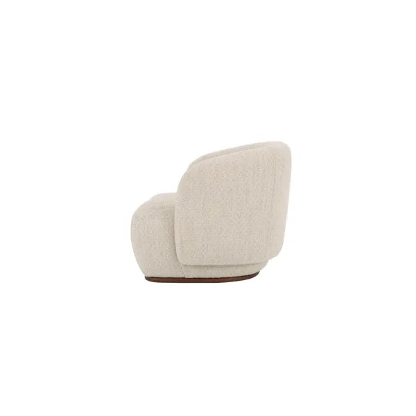 Chloe Upholstered Accent Swivel Chair - AmericanHomeFurniture