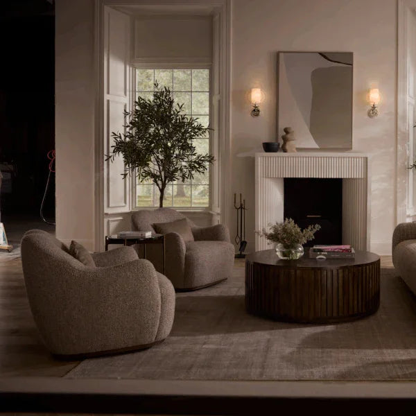 Alder and Tweed Vale Upholstered Accent Swivel Chair ACCENT + LOUNGE CHAIRS