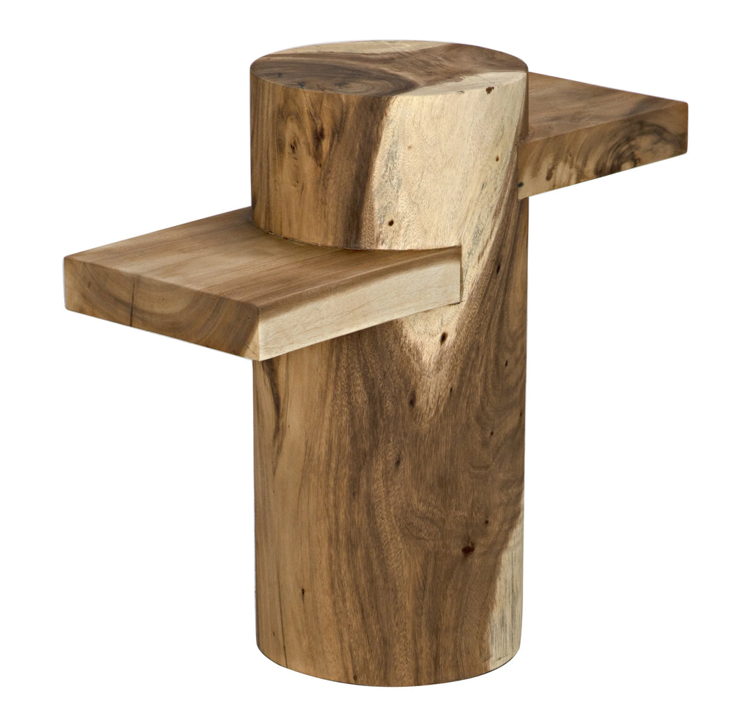 American Home Furniture | Noir - Tabula Side Table, Munggur Wood