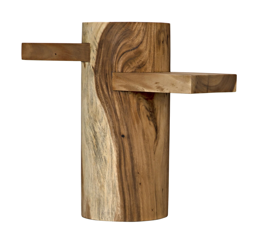 American Home Furniture | Noir - Tabula Side Table, Munggur Wood