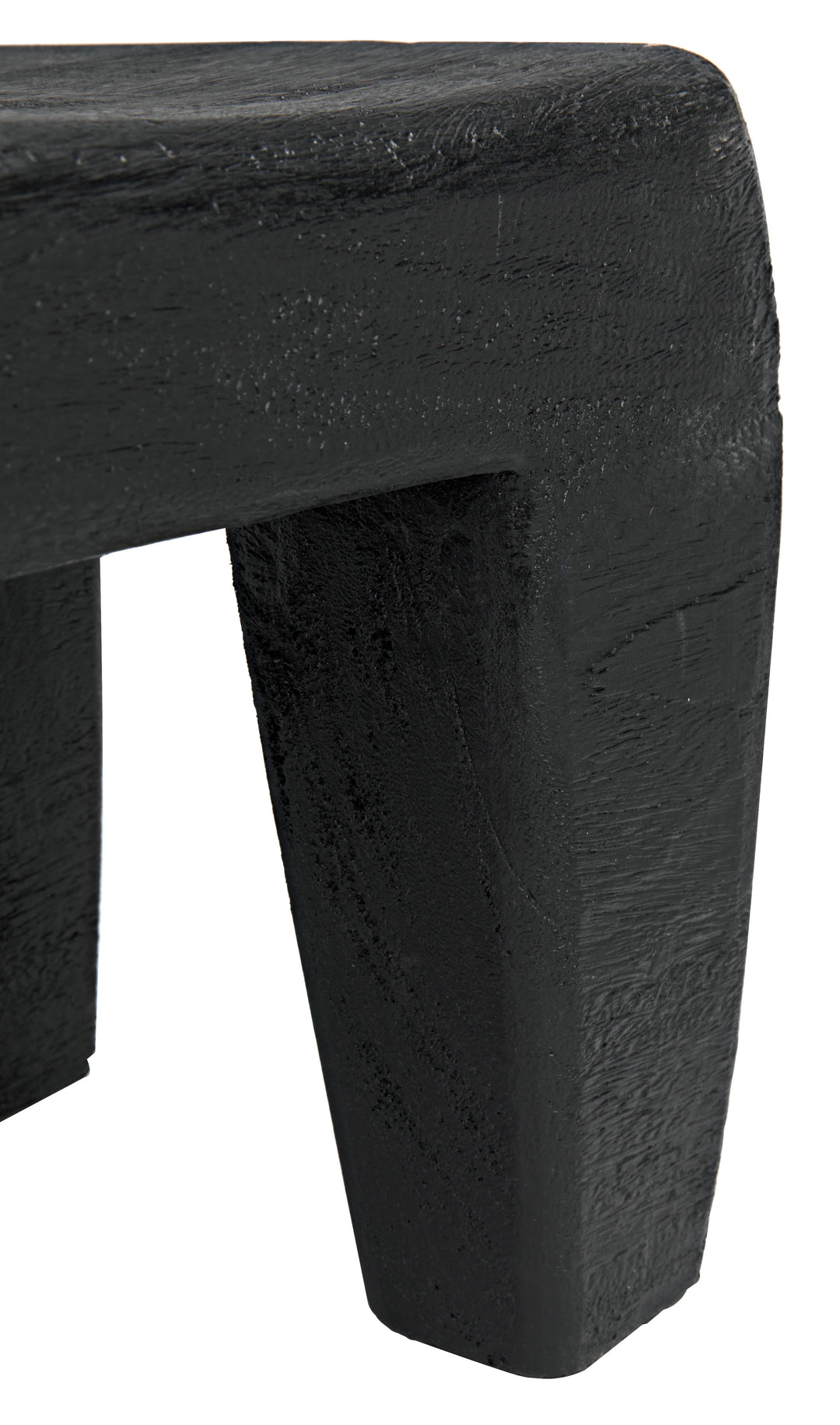 American Home Furniture | Noir - Sumo Stool, Black Burnt