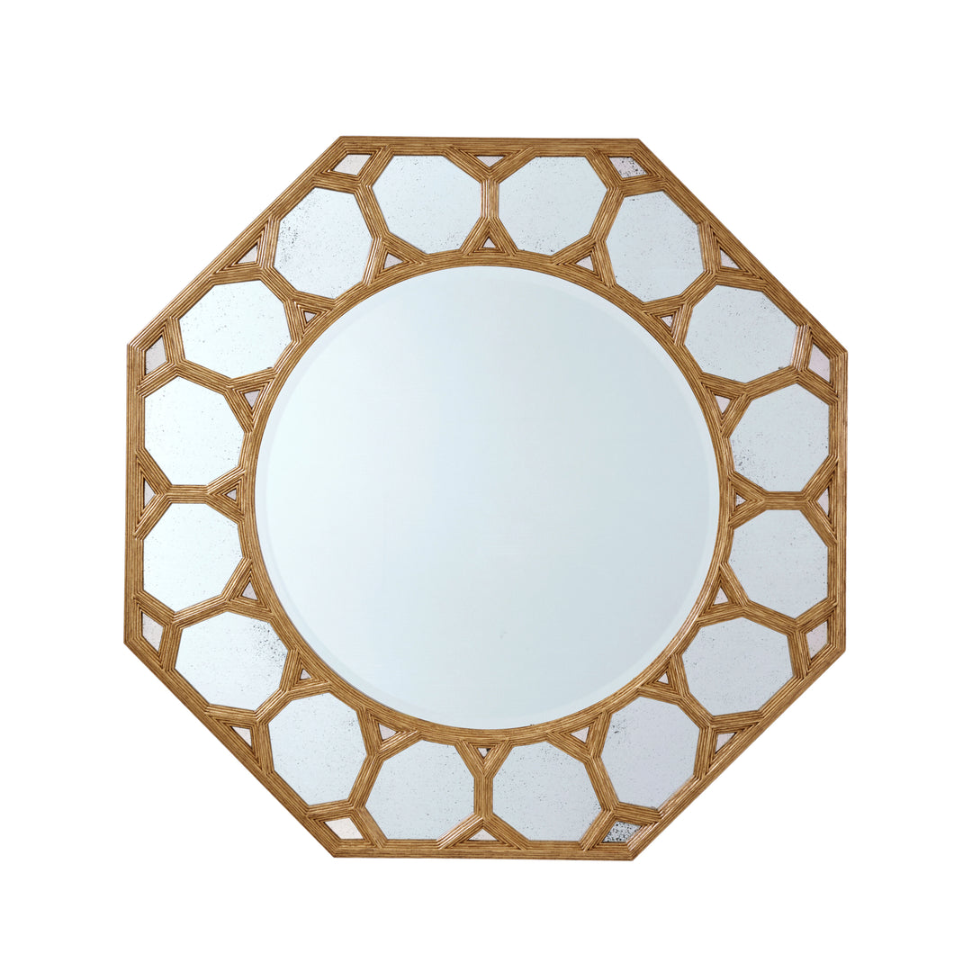 American Home Furniture | Theodore Alexander - Esme Octagonal Wall Mirror