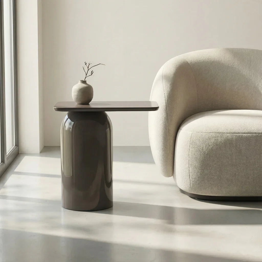 Alessia Enamel End Table