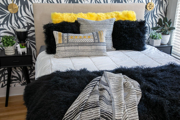 Sojourn Throw Wool/Silk - AmericanHomeFurniture