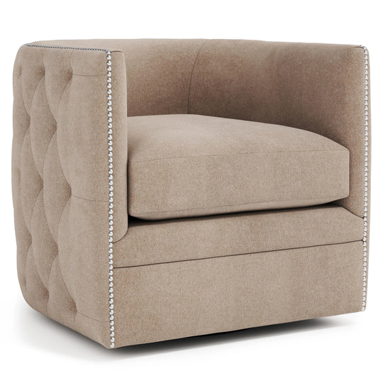 Bernhardt - Palazzo Fabric Swivel Chair - B212SEA | American Home Furniture