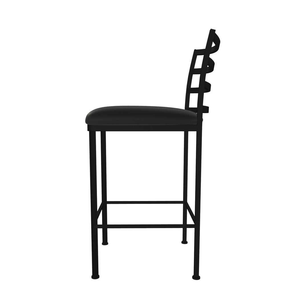 17"W x 21"D x 41"H / Licorice Black/Sable Onyx