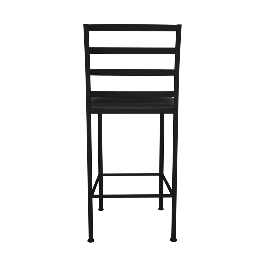 17"W x 21"D x 41"H / Licorice Black/Sable Onyx