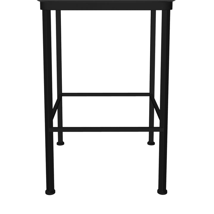 17"W x 21"D x 41"H / Licorice Black/Sable Onyx