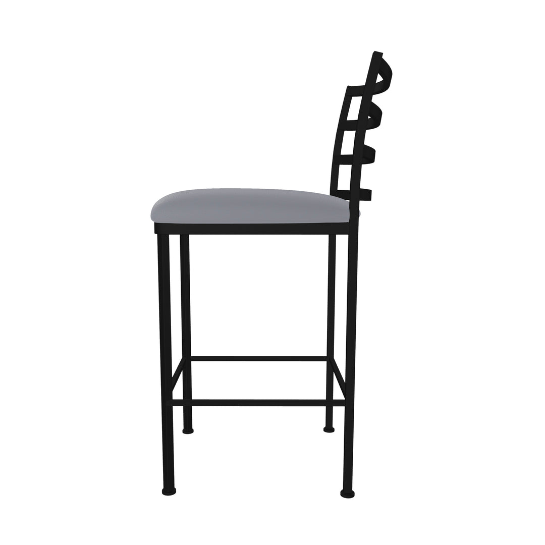 17"W x 21"D x 41"H / Charcoal Gray/Sable Onyx