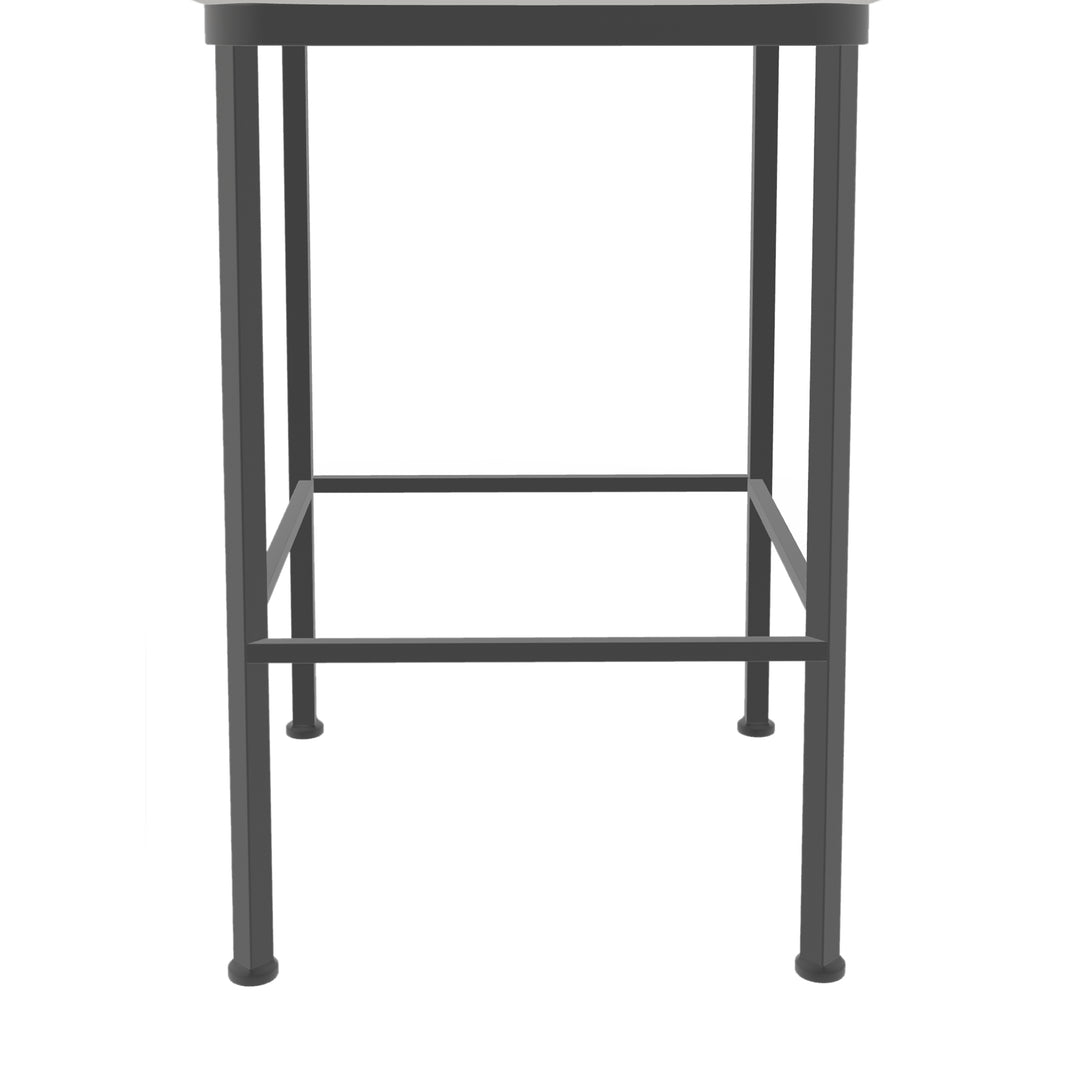 17"W x 21"D x 41"H / Vail Pure White/Firestone Grey