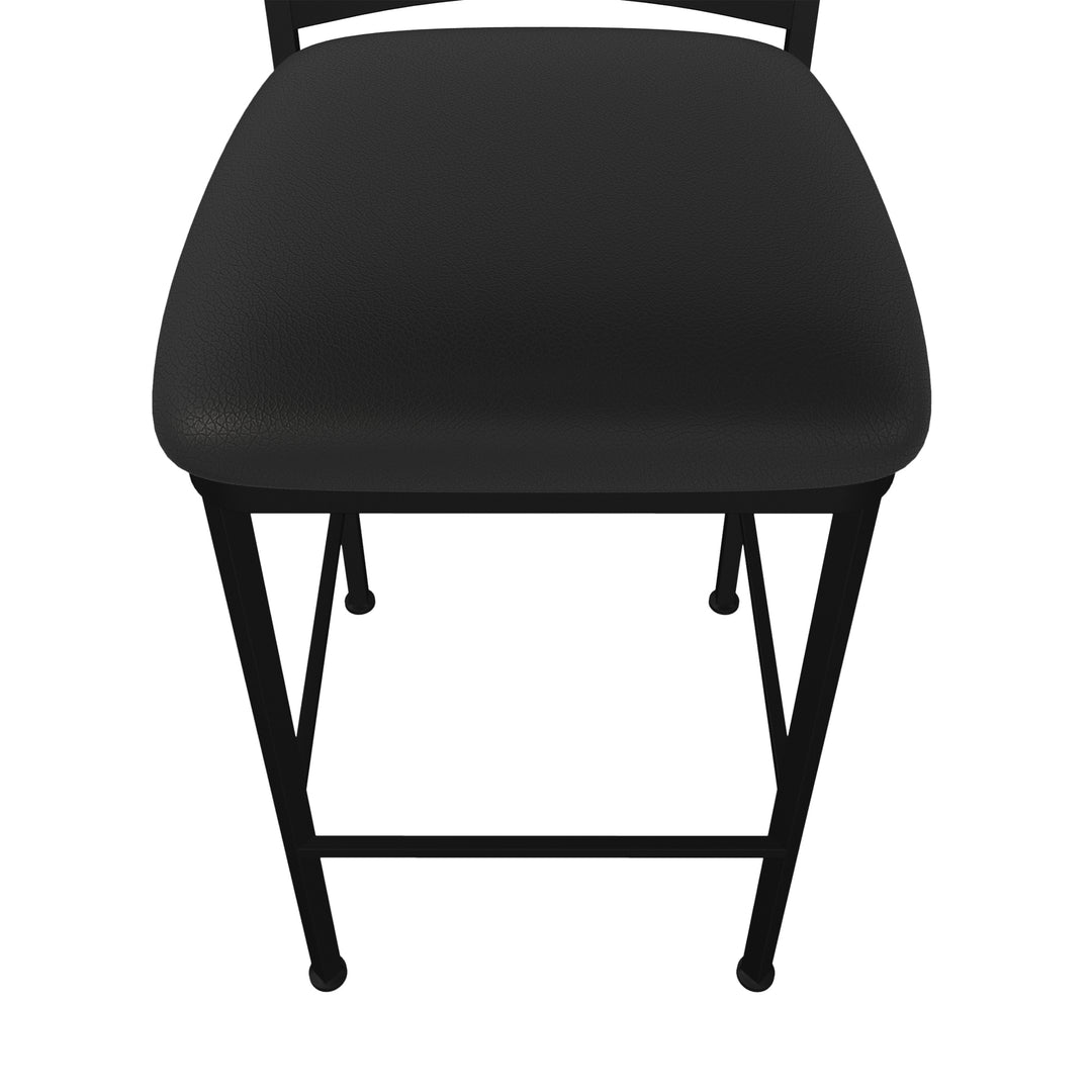 17"W x 21"D x 45"H / Licorice Black/Sable Onyx