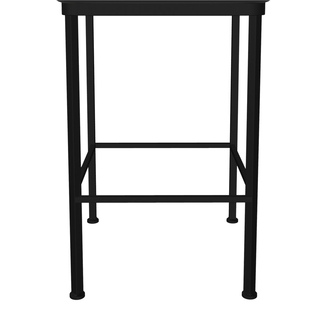 17"W x 21"D x 45"H / Licorice Black/Sable Onyx