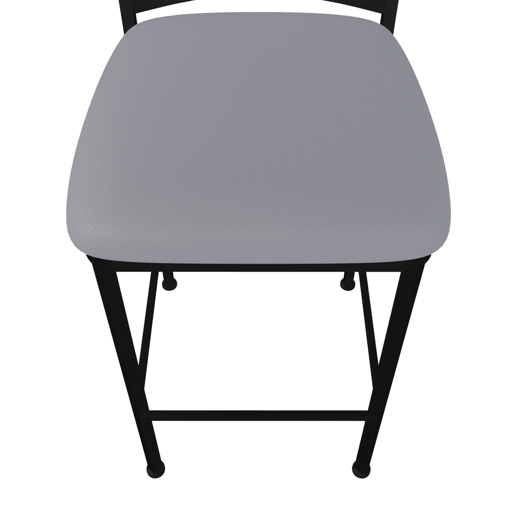 17"W x 21"D x 45"H / Charcoal Gray/Sable Onyx