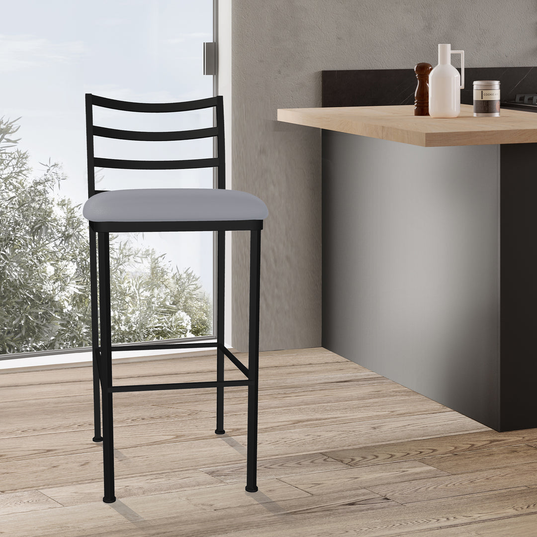 17"W x 21"D x 45"H / Charcoal Gray/Sable Onyx